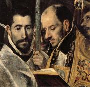 Details of The Burial of Count Orgaz El Greco